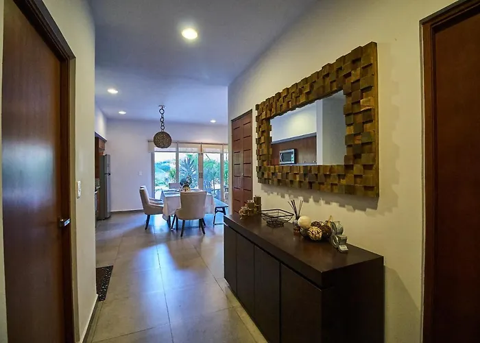 Hébergement de vacances Boho Chic Poolside Condo 7 Min To The Beach & Town Tulum