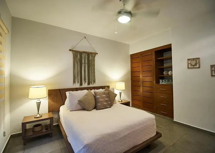 Boho Chic Poolside Condo 7 Min To The Beach & Town Hébergement de vacances Tulum